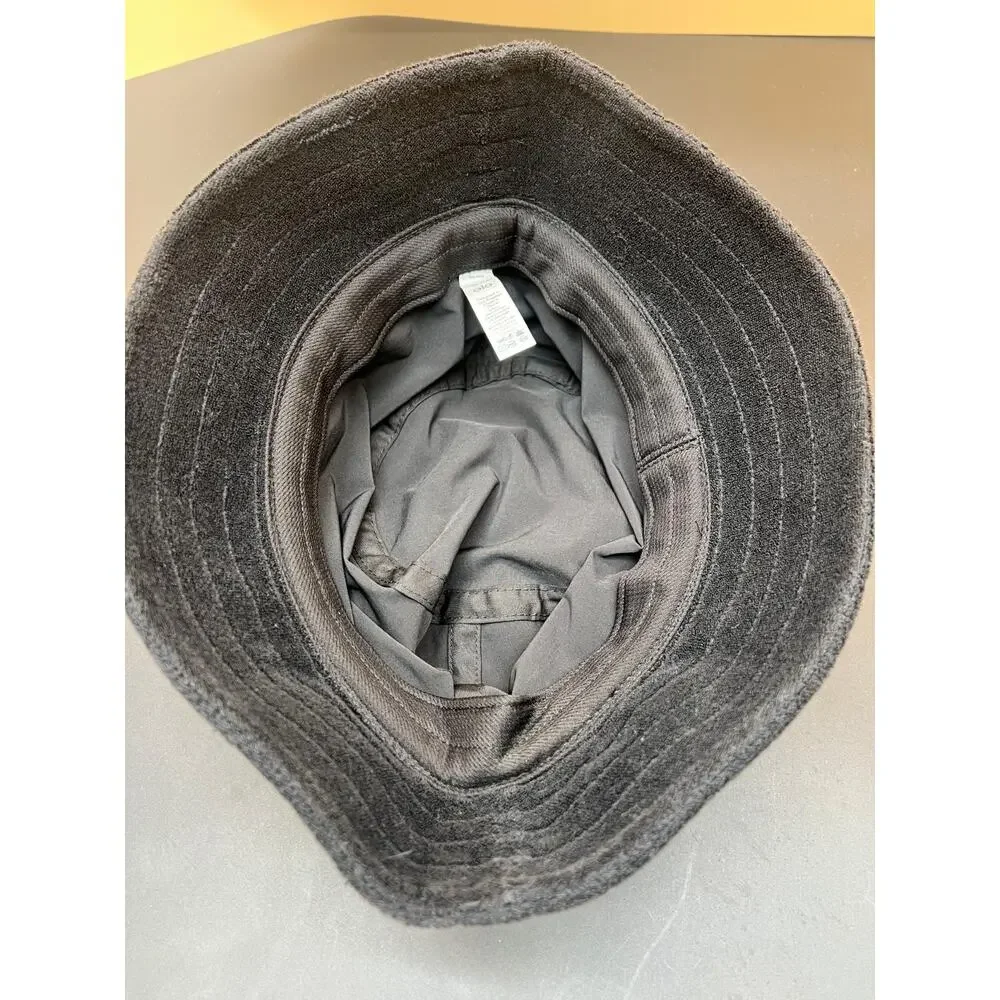 Alo Yoga Terry Beachside Bucket Hats Unisex One Size Black Cotton Outdoor Summer - Picture 3 of 7